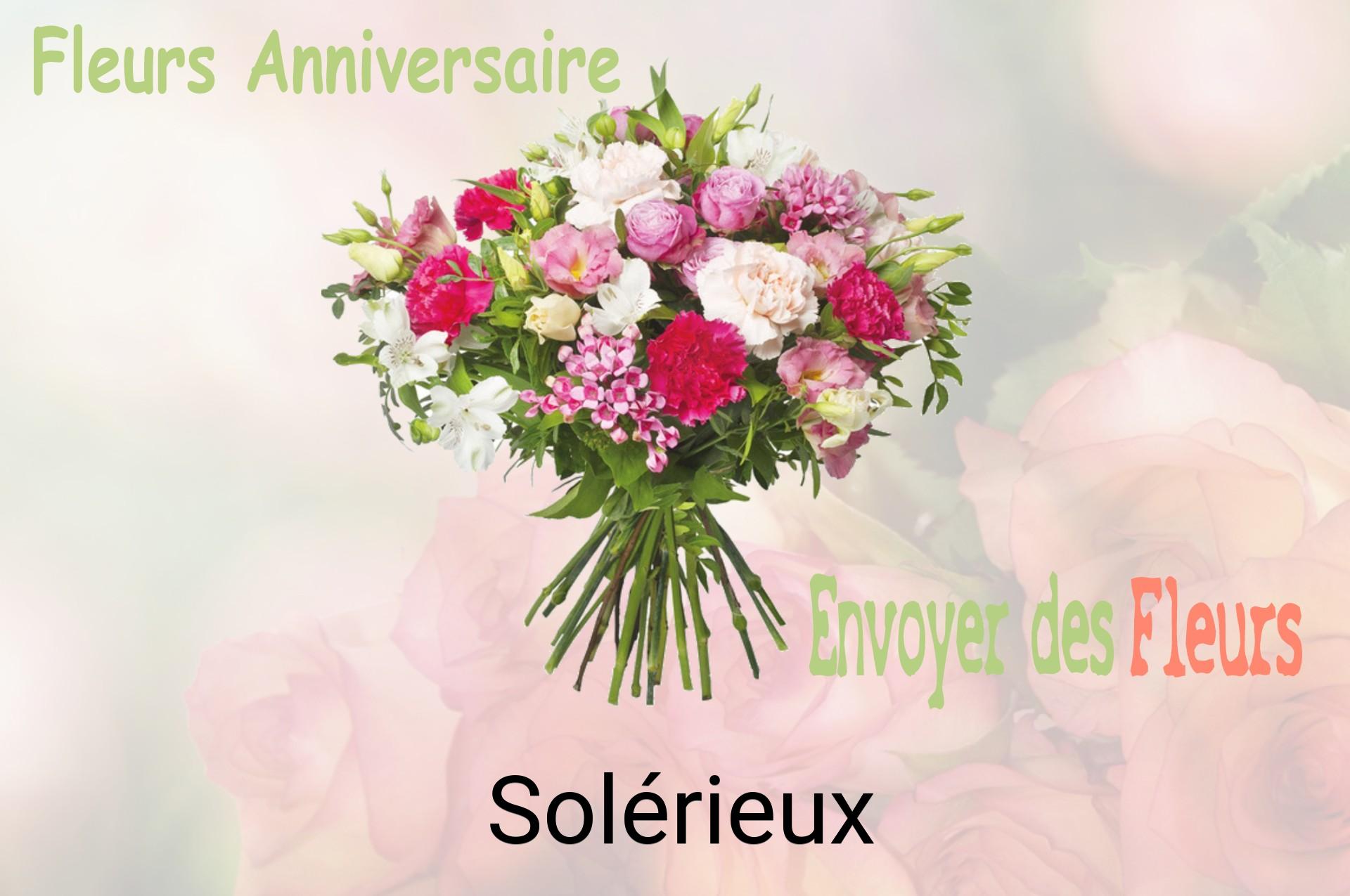 Bouquet de fleurs d’anniversaire livré à Solérieux
